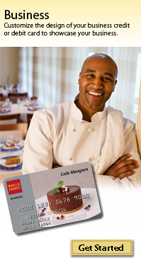 Business -- Customize the design of your card to showcase your business. Get Started